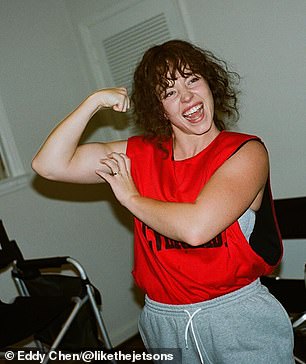 Seen after her physical transformation