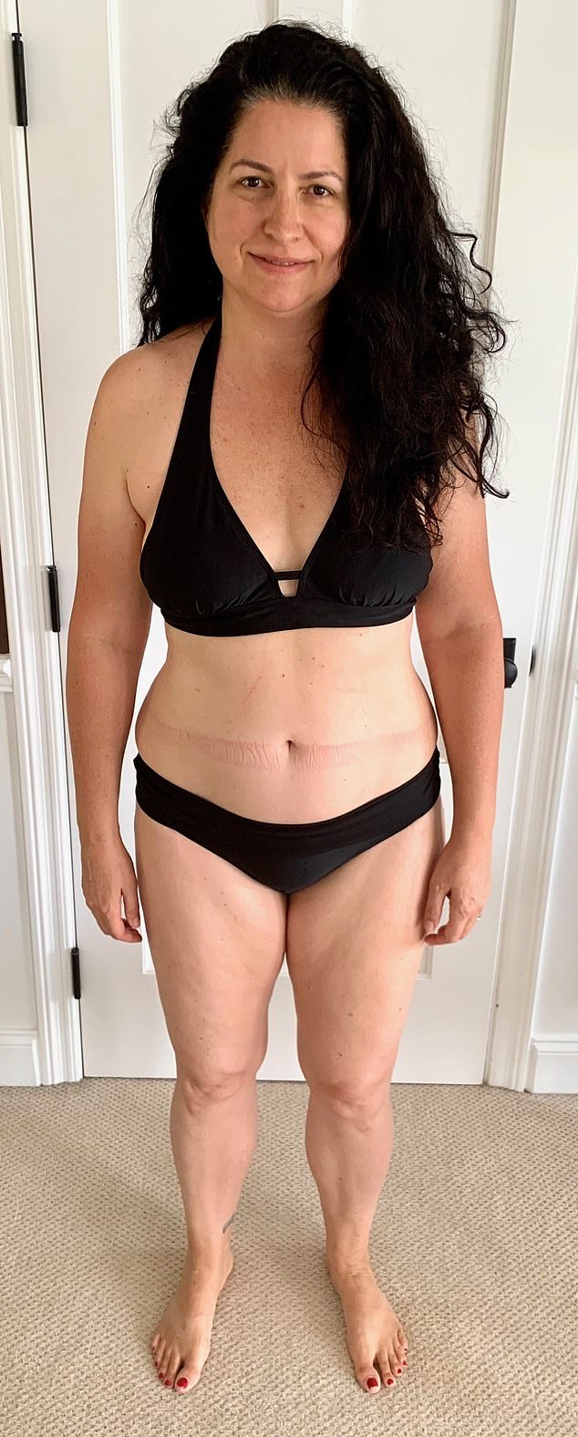 At her heaviest, Denise was a size 18