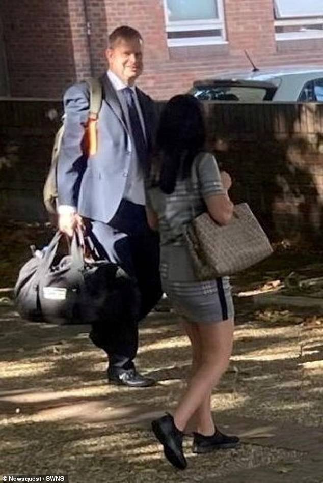 Mr Linden (pictured outside Norwich Magistrates' Court) succesfully claimed he was dismissed unfairly having been discriminated against for having PTSD