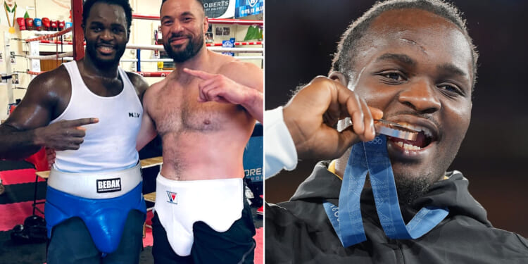 Joseph Parker's secret weapon for Fabio Wardley fight is 17 STONE Olympic bronze medallist who is signed by Jake Paul