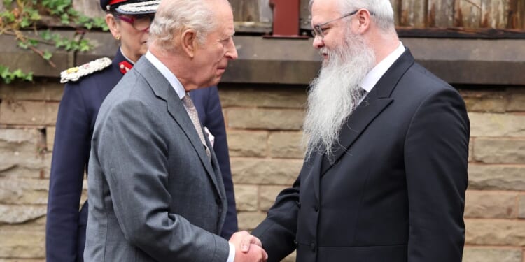 King Charles visits synagogue where terror attack left 2 dead in 1st official engagement since Andrew ditched titles