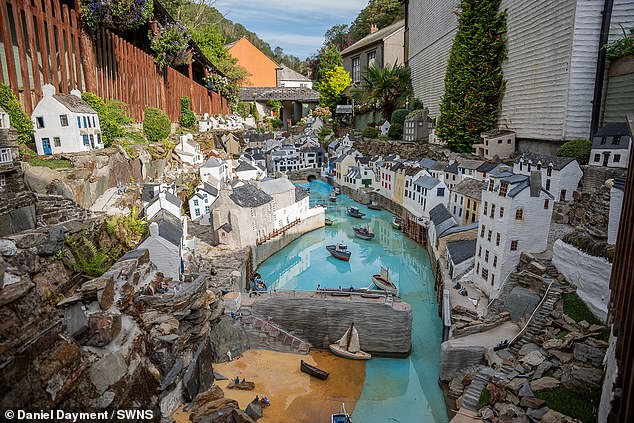 Mr Gregory says despite their home and model village being up for sale and on the marke, the pair would only move up the road