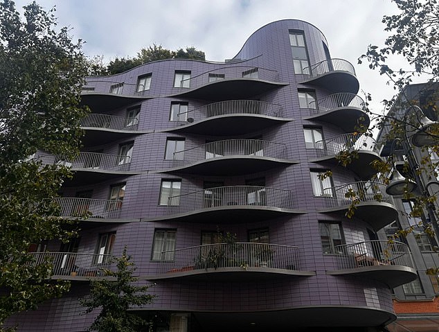 This block of flats contains the £4.1million modern penthouse apartment which Dan and Phil bought in 2022