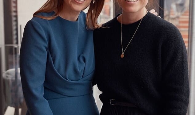 Princess Eugenie (right) and Princess Beatrice pulled out of 'London 's Met Gala' after their disgraced father lost his royal titles amid increased scrutiny over his friendship with Jeffrey Epstein