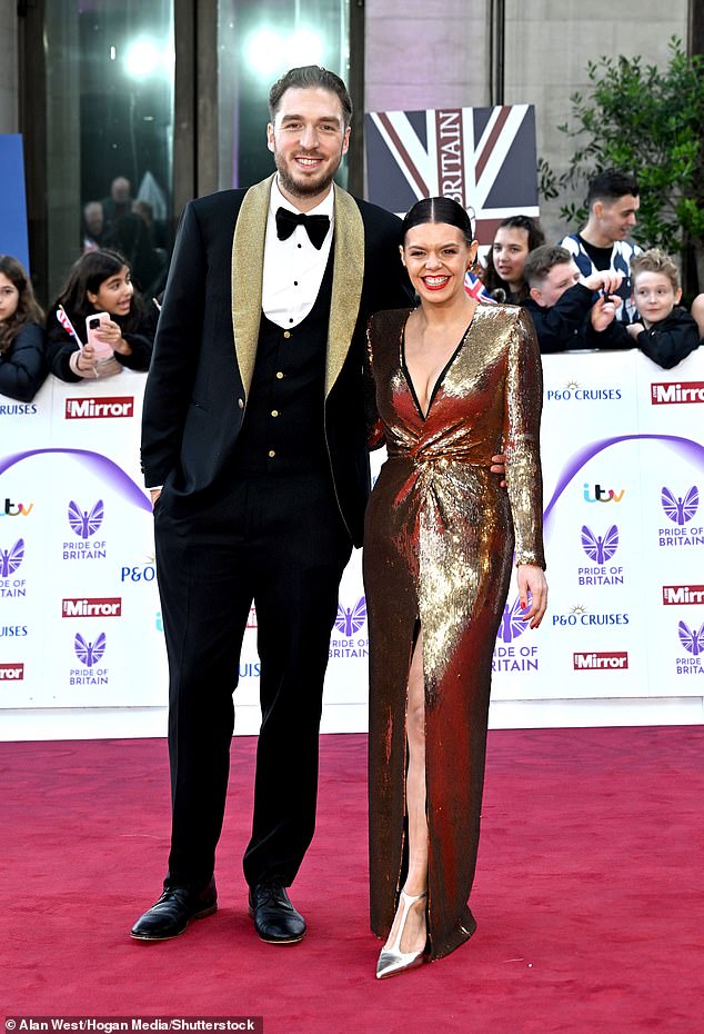 Mark Hoyle and Roxanne Hoyle aka LadBaby were dressed up to the nines