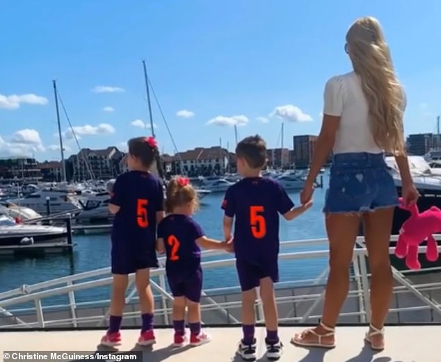 Christine, who was diagnosed with Autism and ADHD in 2020, said that her children, who are also autistic, were now older and used to her being away from home