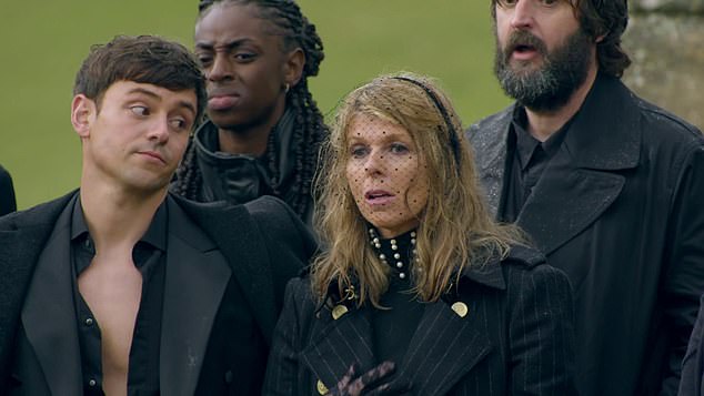 The Olympic diver, 31, shared his concerns that Kate was one of the Traitors because of her dramatic reactions, including a now viral moment when she said she was 'flabbergasted' over Paloma Faith's death