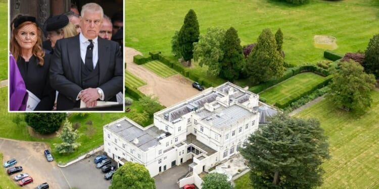 Shamed Prince Andrew has not paid rent for lavish Royal Lodge mansion for over two decades, leasehold agreement reveals