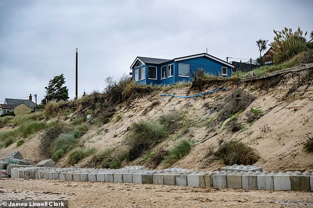 The upshot is that the homes closest to the beach could be in the water within years