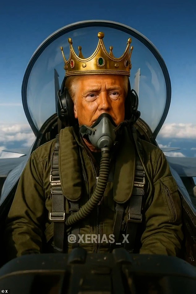 On Saturday, President Trump posted to Truth Social an AI video set the tune from the soundtrack of the Tom Cruise aviation hit