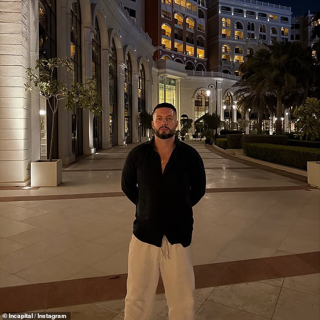 Mr Newton told of having 'escaped the nine-to-five by owning £7million' in property he says he can control from Dubai