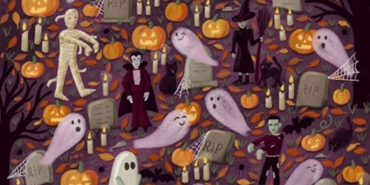 You've got the sharpest eyes if you can spot the sweet in this Halloween brainteaser in under two minutes