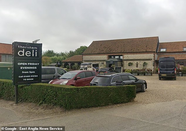 A view of the trendy Thornham Deli in Norfolk where locals have complained about the helicopters