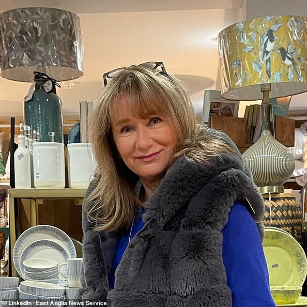 Janie Thompson, director of the Thornham Deli in Norfolk, who has hit back at locals complaining about the helicopters