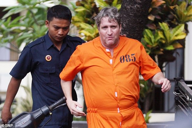 The syndicate's alleged ringleader Julian Ponder from Brighton, was freed from Kerobokan prison in late 2017