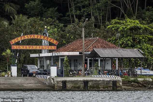 A view of Sodong port in Nusa Kambangan island, the main entrance gate to Nusa Kambangan - known as 'Indonesian Alcatraz'