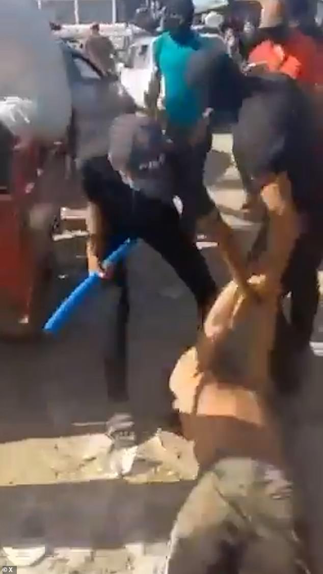 The footage was shared on X by the Israeli Foreign Ministry. Israel has claimed that 'Hamas is brutalising Palestinian civilians' in an effort to 'reestablish control', and has called for Gaza to be demilitarised