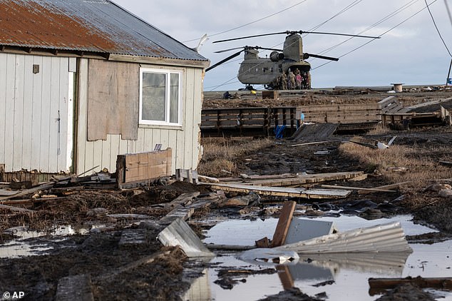 The remnants of Typhoon Halong brought a record storm surge to Kipnuk and Kwigillingok