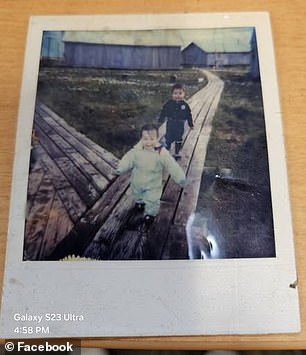 A photo recovered from the storm