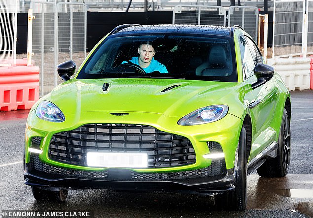 Haaland's collection also includes an Aston Martin DBX 4x4 worth £350,000