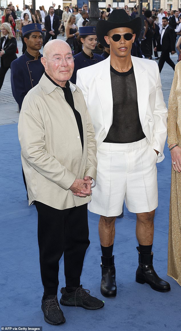 And fork out he has: Court filings reveal Geffen¿s already shelled out $200,000 in cash since their February split, another $200,000 for rehab, plus the keys to a $15,000-a-month Manhattan pad rent-free, per the outlet; (pictured June 2024)