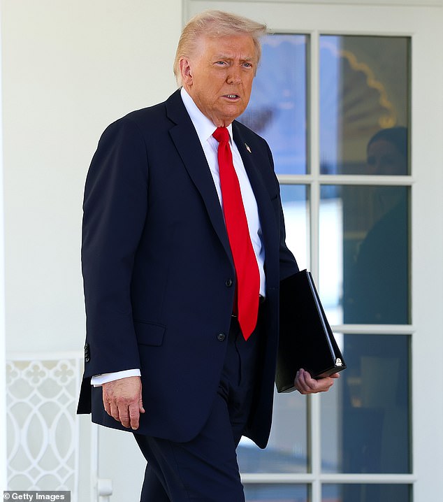 A person close to DeGeneres said she and de Rossi were fleeing the US in response to the 2024 presidential election, in which Donald Trump won a second non-consecutive term; seen October 21 at the White House in Washington DC