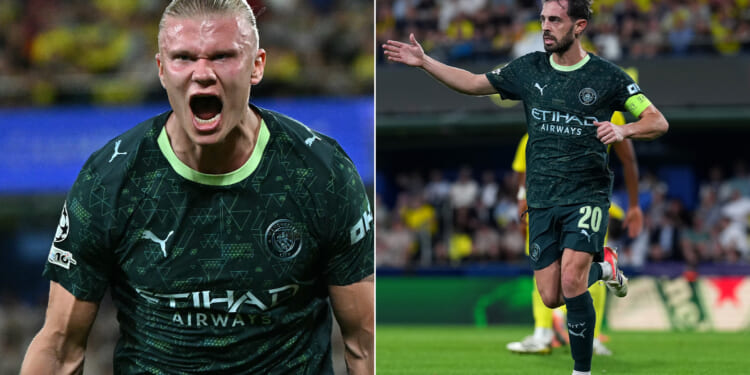 Haaland equals Ronaldo record as unbeaten visitors climb to fifth in Champions League table