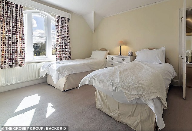 The property is 'furnished eclectically from the Royal Collection, all the furniture and pictures were once housed in a royal residence'