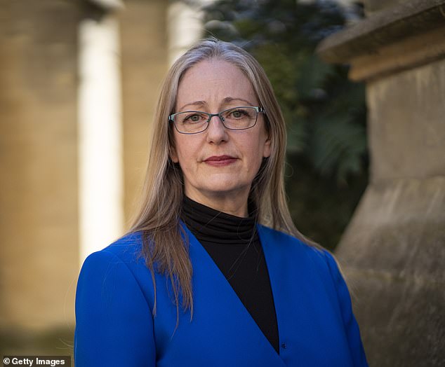 Women's rights campaigner Helen Joyce (pictured in April of this year) was reported her to Greater Manchester Police for referring to another trans activist as a 'man' and a 'fetishist'