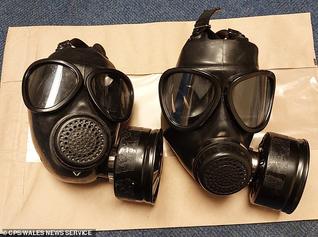Berry's murder kit also included two gas masks, the court was told, and was found in a rucksack