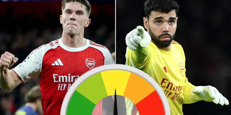 Gyokeres back on target with deadly double as Gabriel excels but David Raya has rare off night