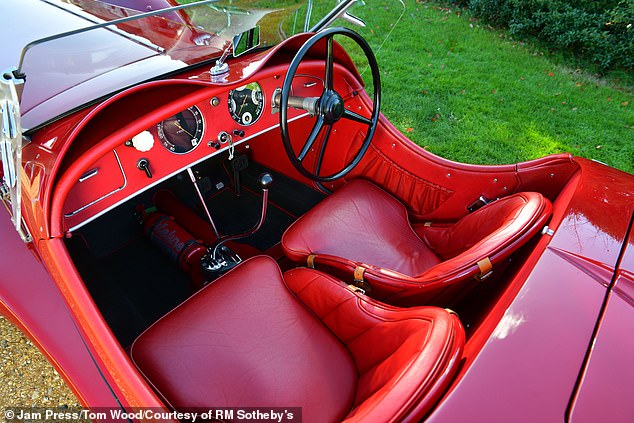 The hot red 8C 2900 B Spider is one of just 38 of the vehicles to have ever been made