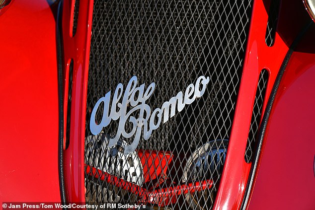 The car has a long and storied history after being constructed at Alfa Romeo's factory in Portello