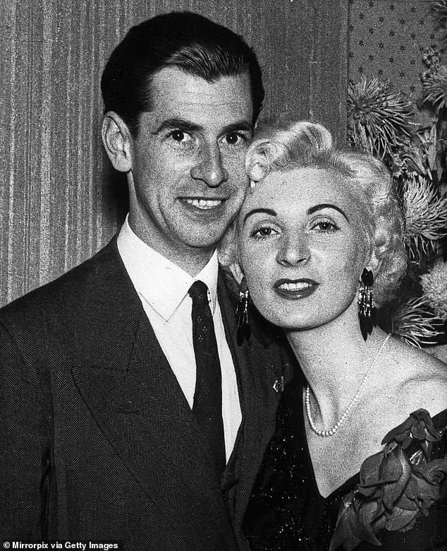 Ellis, a nightclub hostess, was executed on July 13, 1955, aged 26 after being convicted of murdering her lover, racing driver David Blakely (above)