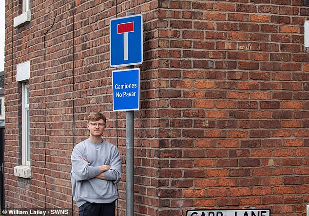 Brandon McCloud, who lives in the house closest to the signs, said the warnings have been there for at least five years