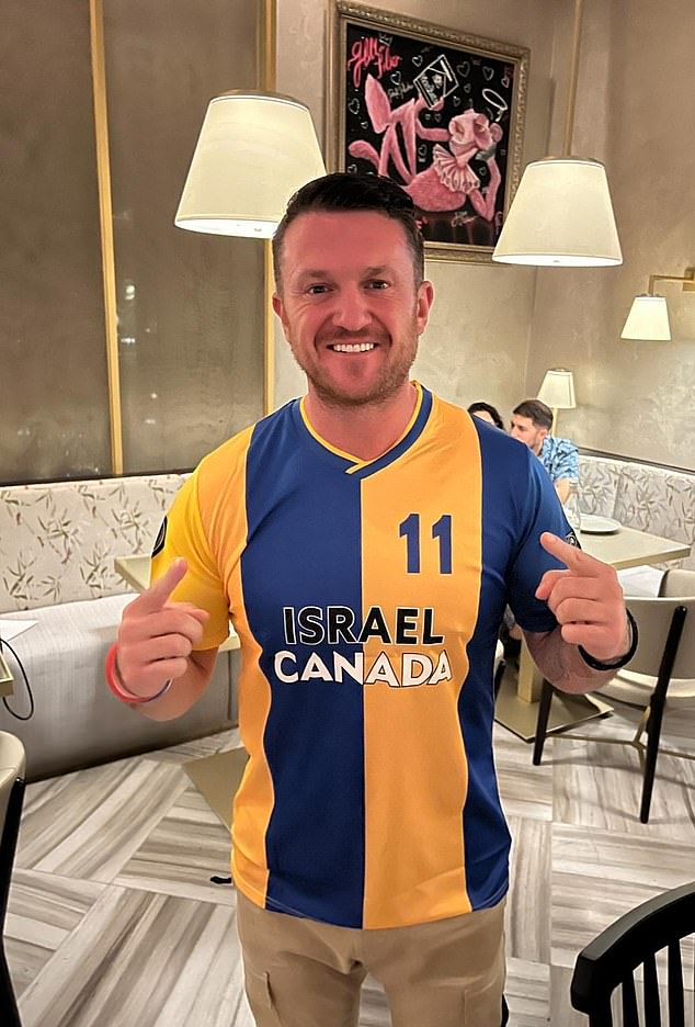 The anti-immigration campaigner, real name Stephen Yaxley-Lennon, last week posed in a Maccabi Tel Aviv football shirt after their fans were banned from an upcoming game in England