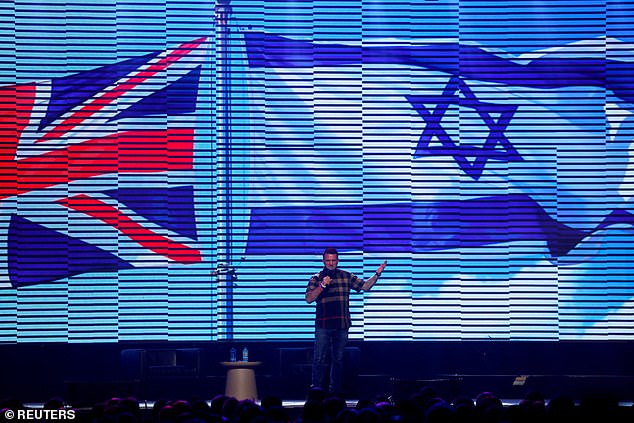 Robinson has shared his speech at the Tel Aviv rally to his 1.7million followers on X
