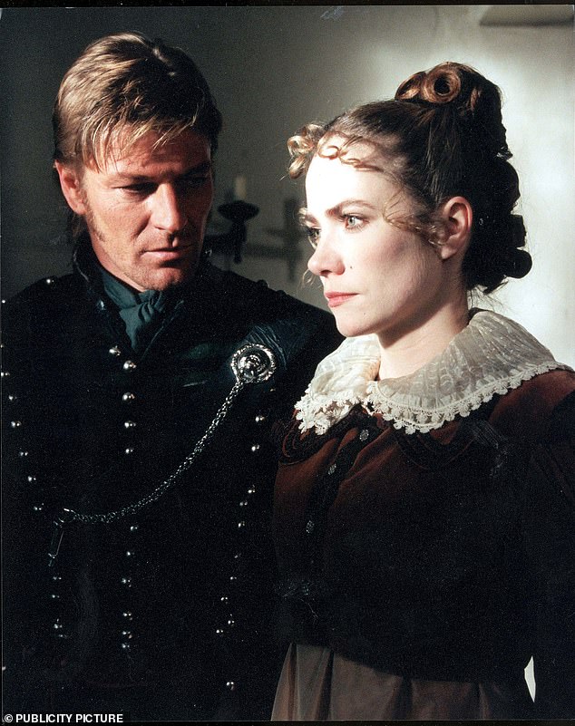 The couple met on the set of ITV series Sharpe (pictured), and would marry in November 1997. Their daughter Evie was born the following year; however, they would separate when the child was only a few months old