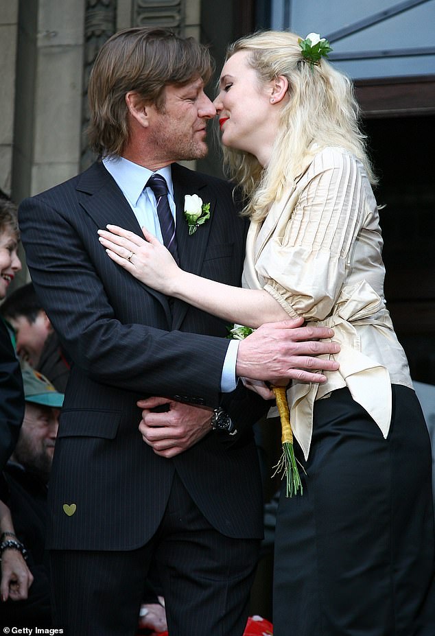 He married for the fourth time, to actress Georgina Sutcliffe at Marylebone Register Office in February 2008 but their marriage lasted for just two years