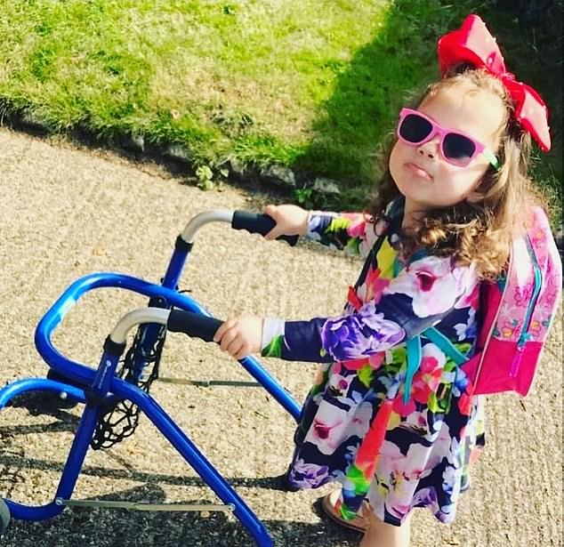 Orla now uses a walking frame at home, but is rapidly losing her mobility and is facing a future where she is unable to walk