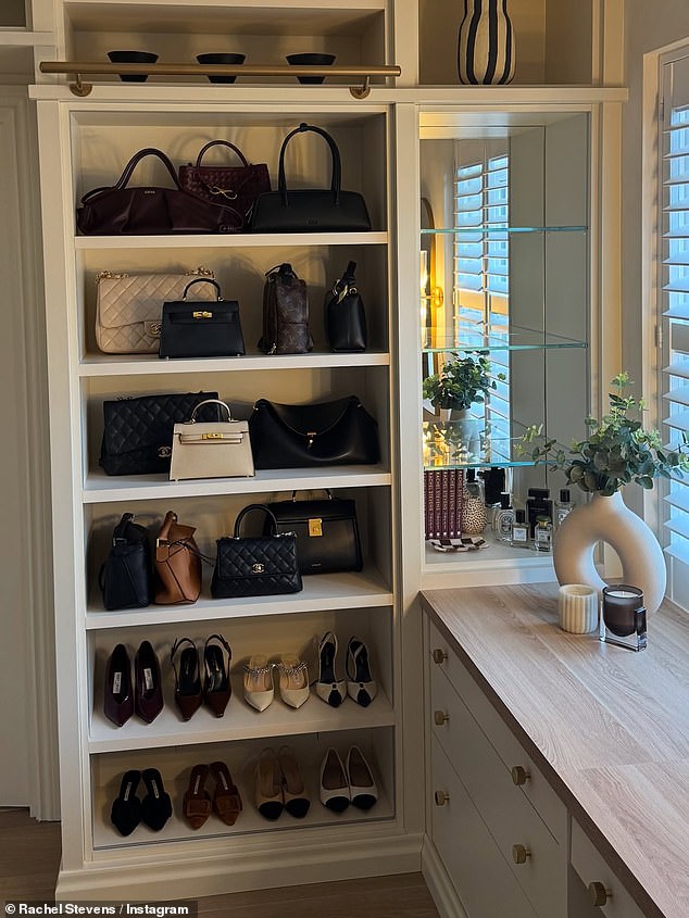 Rachel has also applied for planning permission to move a plant bed in her front garden to allow for two cars in her driveway