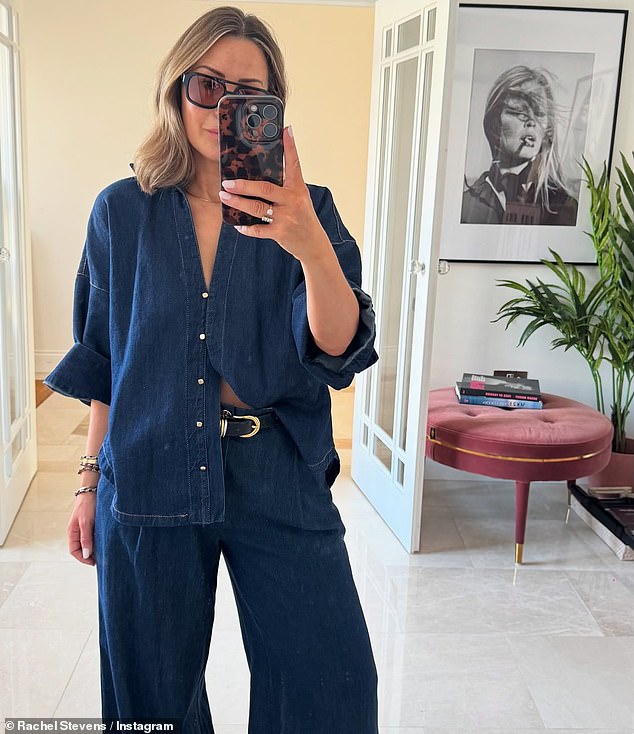 In a new interview, Rachel said she struggled to come to terms with the end of her previous relationship because she buried her feelings