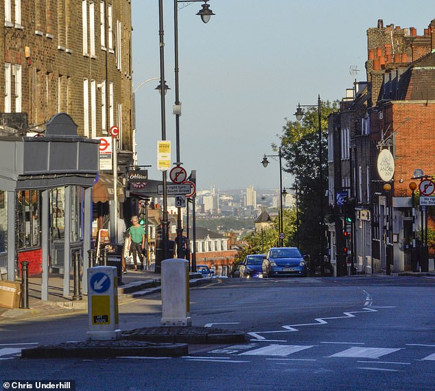 A general view of Highgate High Street. Don Ciccio's failure was despite a wealthy potential client base, who live in homes averaging almost £1million