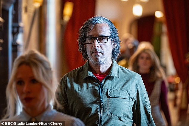 A TV source said one conversation between Stephen and historian David (pictured) ended in a full-blown argument, leaving fellow contestants in shock