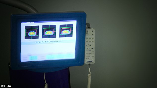 Kim was then seen getting an MRI, with scans showing images of her brain. The mother-of-four then seemingly told her sister that doctors told her it was caused by 'stress'