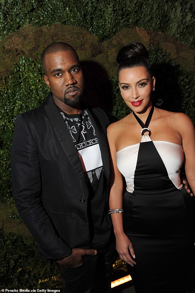 Kim and Kanye were married from 2014 until 2022, and share daughters North, 12, Chicago, seven, and sons Saint, nine, and Psalm six; Pictured in 2012