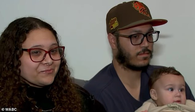First time parents Asia Rodriguez and Brandon Loboy called emergency responders when their son began choking