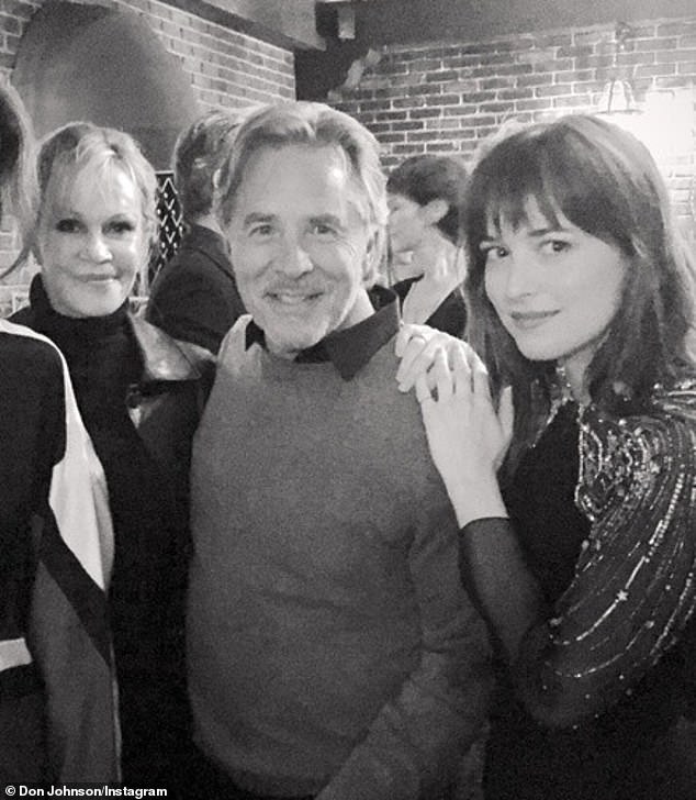 In her new Vogue Germany interview, Johnson shared insight on growing up as the daughter of Hollywood icons Don Johnson and Melanie Griffith; Johnson seen with her parents in 2015