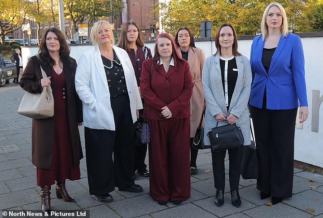 Annice Grundy, Lisa Lockey, Jane Peveller, Karen Danson, Carly Hoy, Tracey Hooper and Bethany Hutchinson are the nurses taking on the health trust