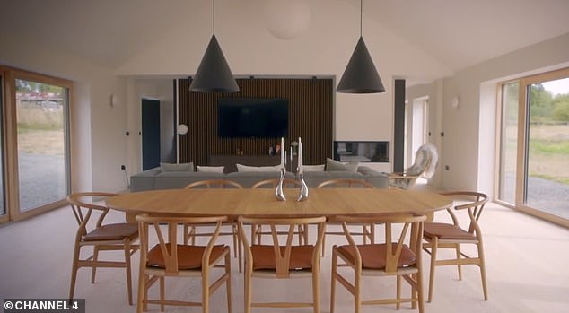 Malene showed Kevin around the impressive property, which was filled with Scandinavian-style furniture the couple had collected over the years